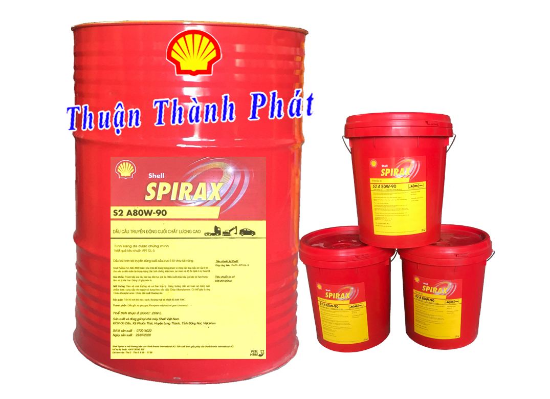 Spirax S2 A80W-90 Phuy, Xô